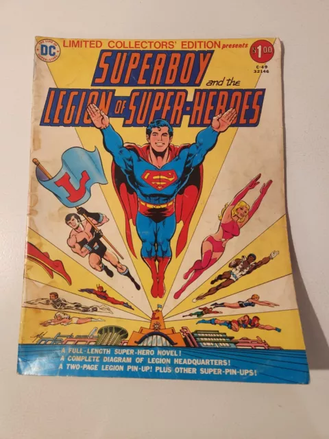 DC Limited Collectors Edition Superboy & The Legion Of Super Heroes Treasury C49