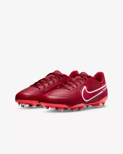 Nike Futsal Fußball Jr Tiempo Legend 9 Club Fg / MG - 616 (Team Rot/Mystic Hibi