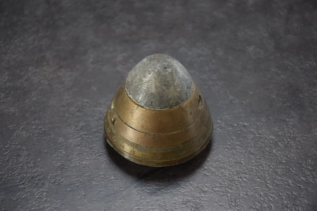 GRANATSPLITTER MILITARIA 1WK WW1 super erhaltene Ringeinteilung EUR 30 ...