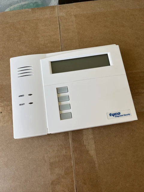 HONEYWELL ADEMCO TYCO 6160 Personalizado Teclado Alfa Blanco SEGURIDAD ALARMA DE INCENDIOS LADRÓN