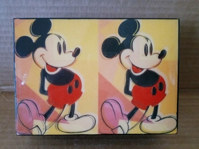DISNEY MICKEY MOUSE MUSIC BOX by LINDEN,ANDY WARHOL ART 1995