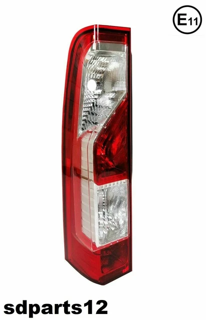 Feu Arrière Gauche 24/7 AUTO Pour Renault Master 2010+ / Opel Movano 2010+ / Nissan NV400 - Éclairage LED Permanent Jour & Nuit
