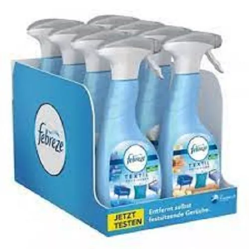 8x Febreze Ambientador Frescor de Abril 500ml Textiles Neutralizador Olores ✅