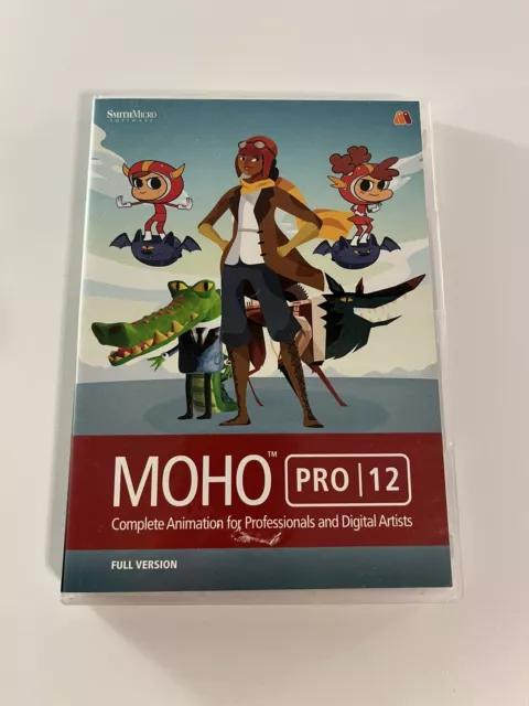 Moho Pro 12 Smith Micro Full Physical Retail Version Complete Animation Software