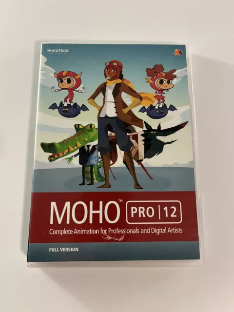 Software de animación completo Moho Pro 12 Smith Micro versión física completa al por menor