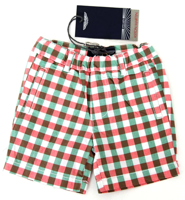 Pantaloncini chino corti Aston Martin taglia 62/68 3-6 mesi UK 2 ANJE3172