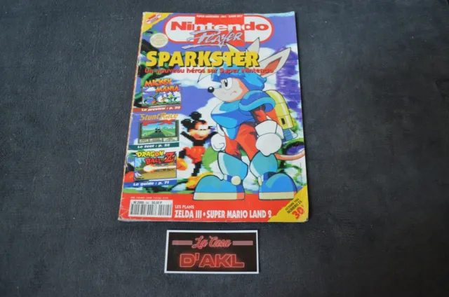 Magazine Jeux Vidéos Nintendo Player n°24 Sparkster Mickey Mania DBZ Stunt Race