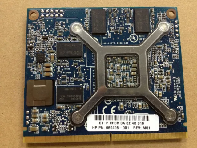 NVIDIA GEFORCE GT540M 2GB MXM 3.0 Laptop Video Graphics Card
