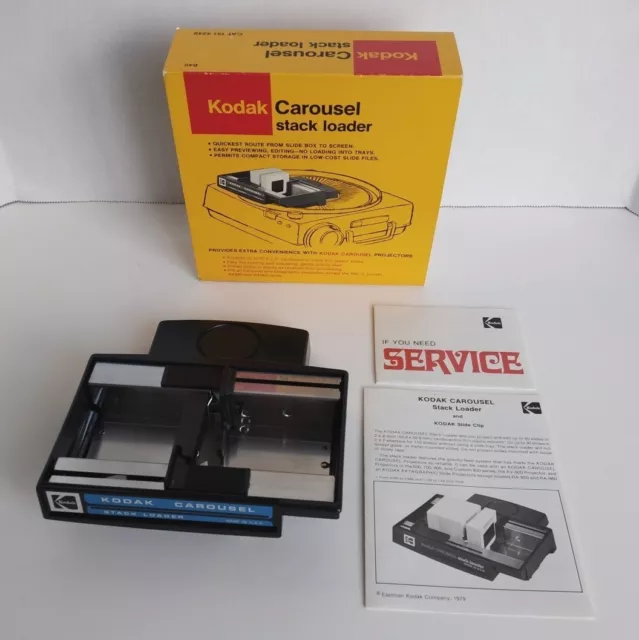 Kodak Carousel Stack Loader, No. B40,  in box, Instructions, EXCELLENT CONDITION
