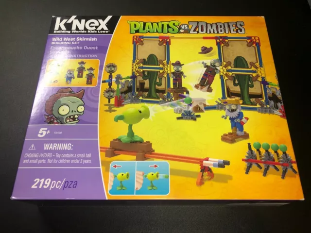 KNEX Plants vs Zombies Wild West Skirmish Building🔥 RARE🔥Blocks Age 5+