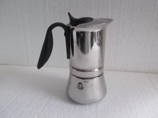 Espresso-Kocher, Edelstahl, Cilio "Otello", für 3/4 Espresso Tassen, M. in Italy