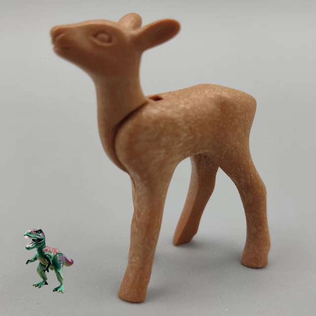 Lot Playmobil Vintage - Animaux Forêt, Ferme, Cerfs, Biche, Faon, Arbres, Voitures - Occasion
