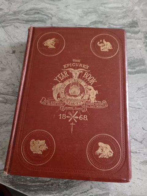 Seltenes altes Kochbuch.                Das Jahrbuch des Epikur 1868.