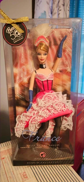 !! Bonjour.. France Barbie.. 2008 50th Anniversary Dolls of the World NRFB