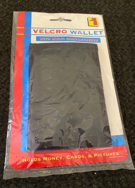 Vintage Retro ( Brand New Factory Sealed) Multi Compartment Men’s Black Wallet*