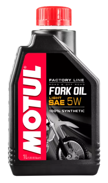 MOTUL Aceite de suspension FORK OIL FACTORY LINE LIGHT 5W 1 L