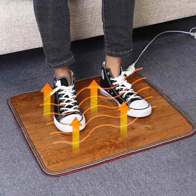 Winter Heating Foot Mat Heating Pad Warm Feet Thermostat Carpet  Warming T*ZNio