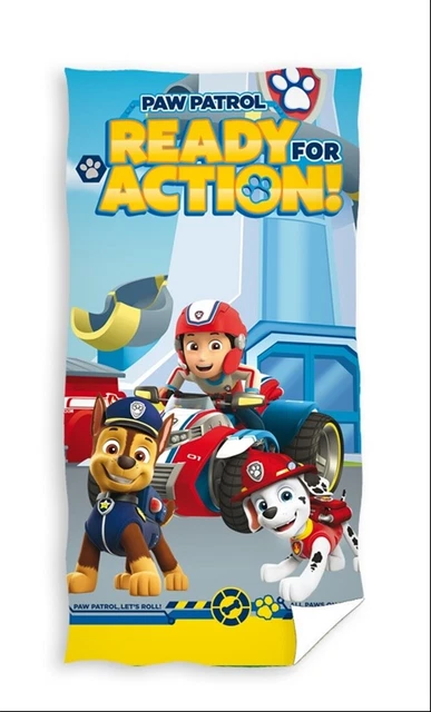 Asciugamano da spiaggia PAW Patrol 70x140 cotone asciugamano da bagno lenzuola Ryder Marshall Chase