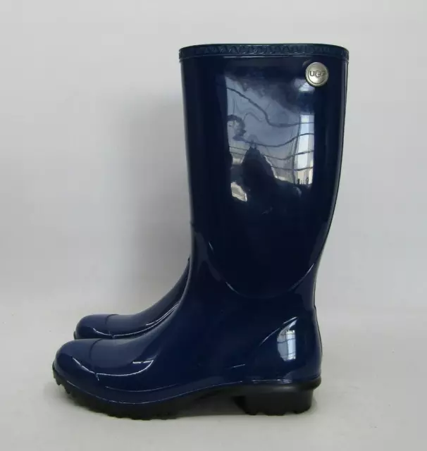 UGG Womens Size 9 Shaye Blue Jay 13" Shaft Rubber Rain Boots