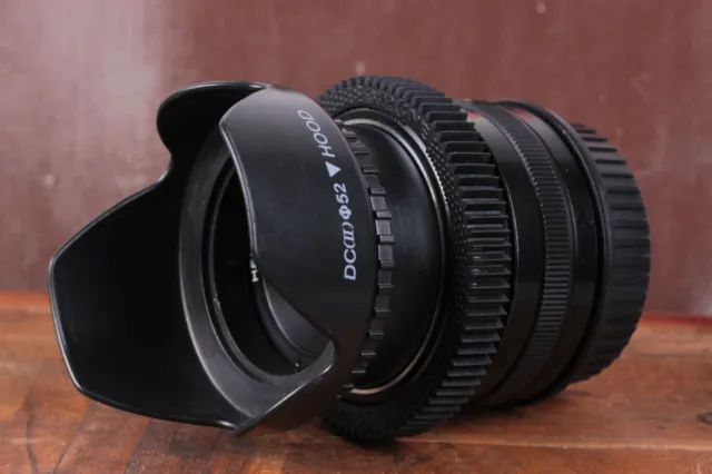 HELIOS 44 2/58mm Cine mod lens Canon EF mount BOKEH&FLARE 44 Cinema soviet Lens