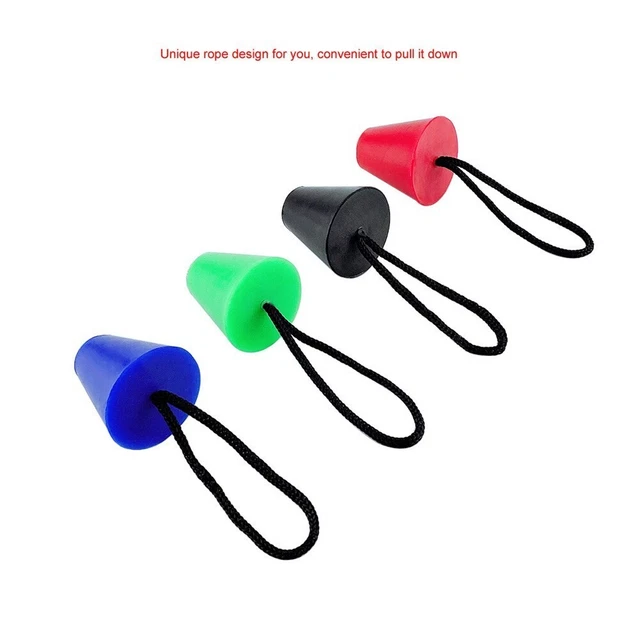 Set 4 pezzi tappi di scarico kayak in silicone per fori di scarico canoa