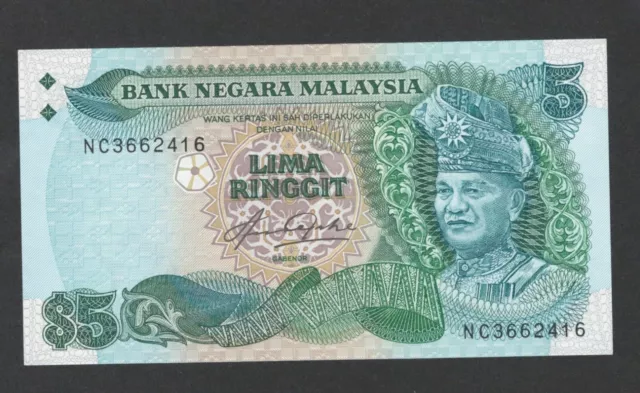 Malaysia 5 ringgit 1983 Year P-20 UNC