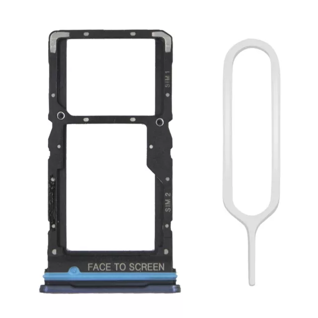 Dual SIM Karte Tray für Xiaomi Mi 10T Lite 5G 2020 6.67 inch Schwarz