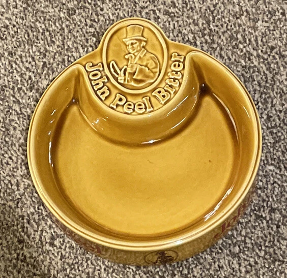 Vintage John Peel Bitter Ashtray 1970s Wade PDM