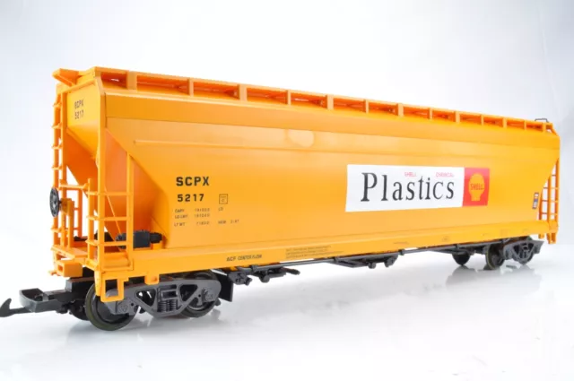 LGB G Gauge - 45820 Shell Plastics Centre Flow Hopper Wagon - Boxed