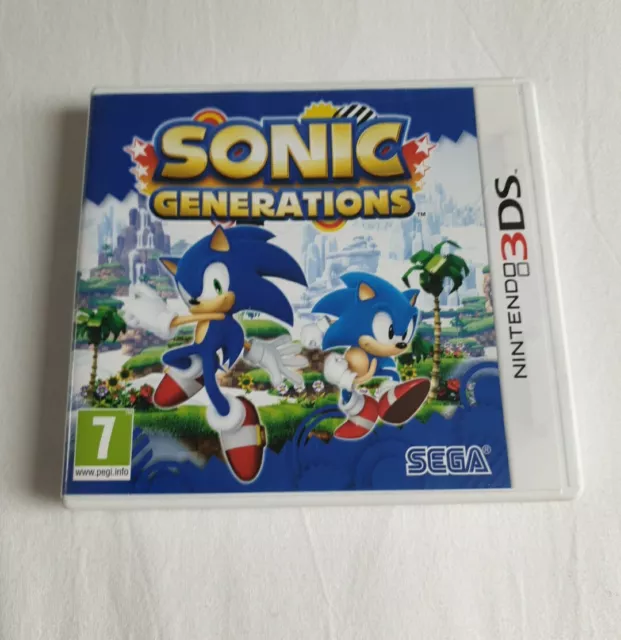 Sonic Generations - Nintendo 3DS - Complete with Cartridge, Case and Manual