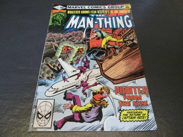 Marvel Comic The Man Thing No 7  Vol 2 Nov 1980    Marvel Comics