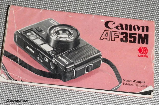 -Fr- Canon Af35M Mode D'emploi Notice Manual