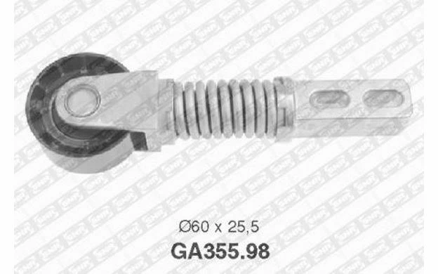 SNR Galet tendeur (courroie d'accessoire) pour RENAULT SCÉNIC ESPACE GA355.98