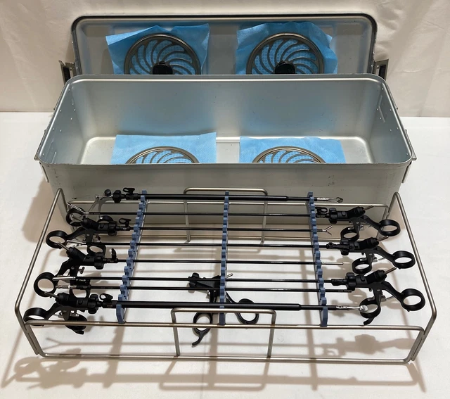 9 Piece Karl Storz Bariatric & Standard Clickline Laparoscopic Instrument Set