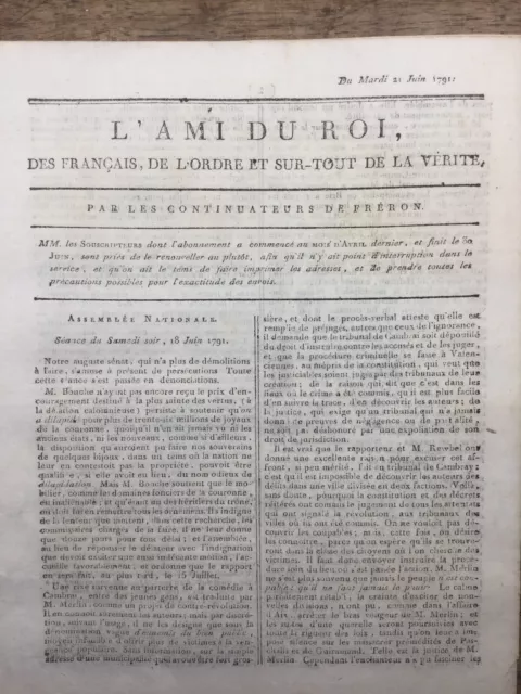 Robespierre et Brie Comte Robert 1791 Aix Cambrai Royalisme Révolution Française