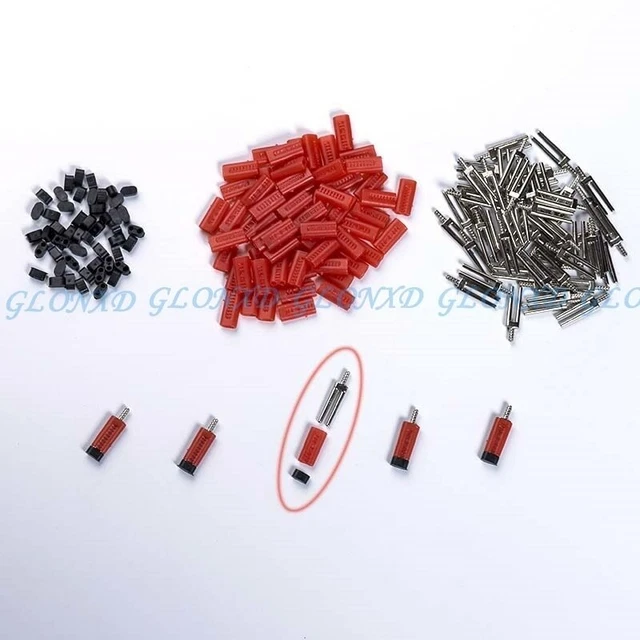500sets 21mm Dental Double Twin Pin with Sleeves  Plastic Easy Use with Pindex