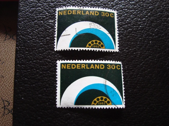 PAYS-BAS - timbre yvert et tellier n° 754 x2 obl (A31) stamp netherlands