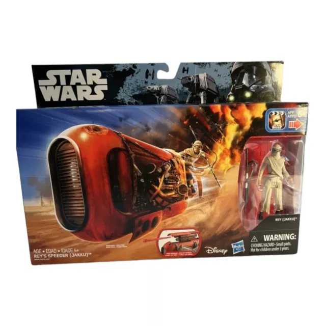 Star Wars The Force Awakens Rey’s Speeder and Figure. 2016.