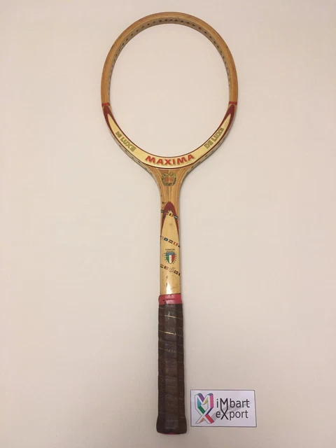MAXIMA TORNEO DE LUXE Telaio Racchetta Tennis Legno Racket Vintage Wood EUR 24,90 - IT