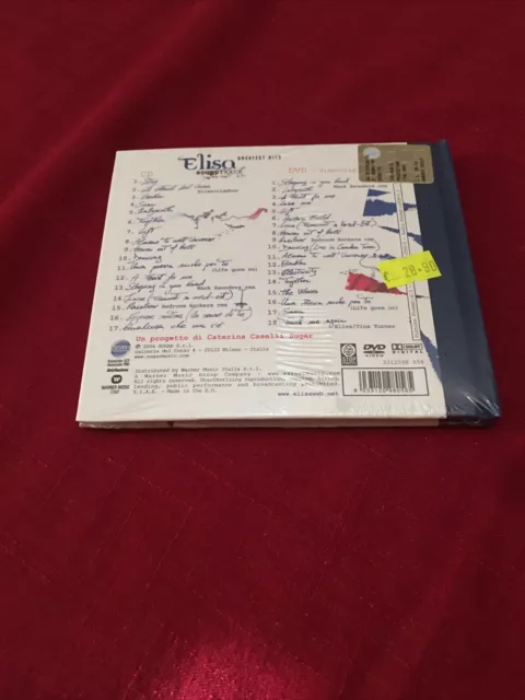 ELISA SOUNDTRACK '96 - '06 GREATEST HITS CD DVD NUOVO SIGILLATO Limited Digipack 2