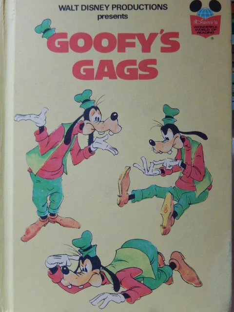 Walt Disney 1974 Goofy Gags Book Club Edition