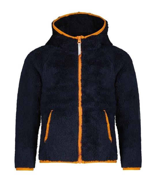 Icepeak Jaipur Kd Navy Blue, Vest Zip Hooded Polar Boy