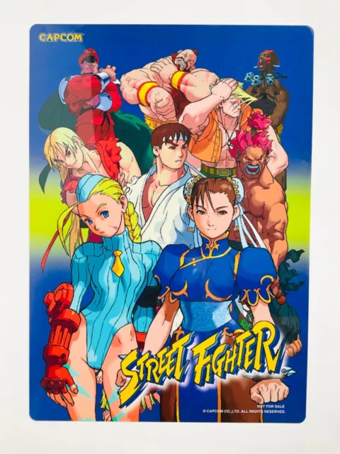 Street Fighter Promo Large Pencil Board Shitajiki Rare Capcom Japan Chun-Li Ryu