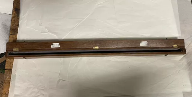 Lovely Old Antique Solid Oak Violin Or Viola Bow Case Lovely Strong Condition