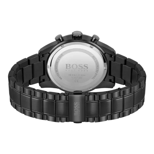 Hugo Boss Hb1513785 Skymaster Black Original Men's Watch Chronograph 2