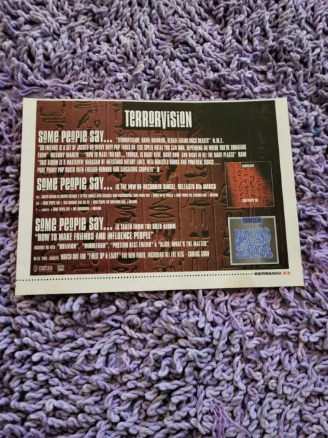 Tpgm56 Advert 5X8 Terrorvision : 'Some People Say'