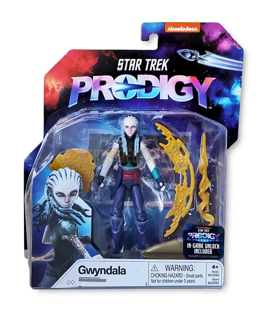 Action figure Playmates Star Trek Prodigy Gwyndala NUOVA/IMBALLO ORIGINALE