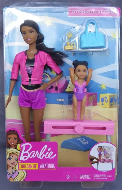 Barbie Aa Gymnastics Coatch FXP40 Sportive Gymnastics+KELLY Student 2018 Mattel