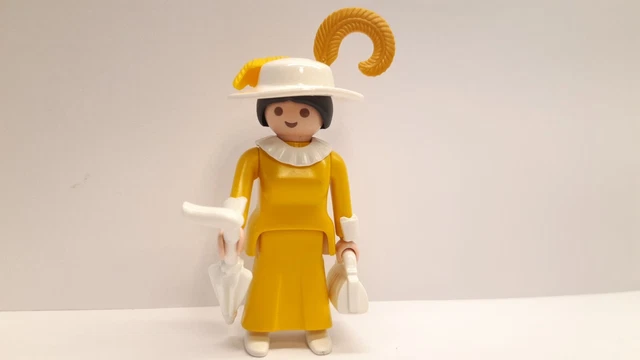 Personnage Playmobil Femme Époque Belle Époque 1900 - Occasion Très Bon État