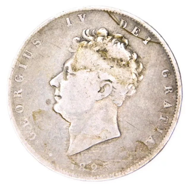 1825 King George IV Half Crown - Fair